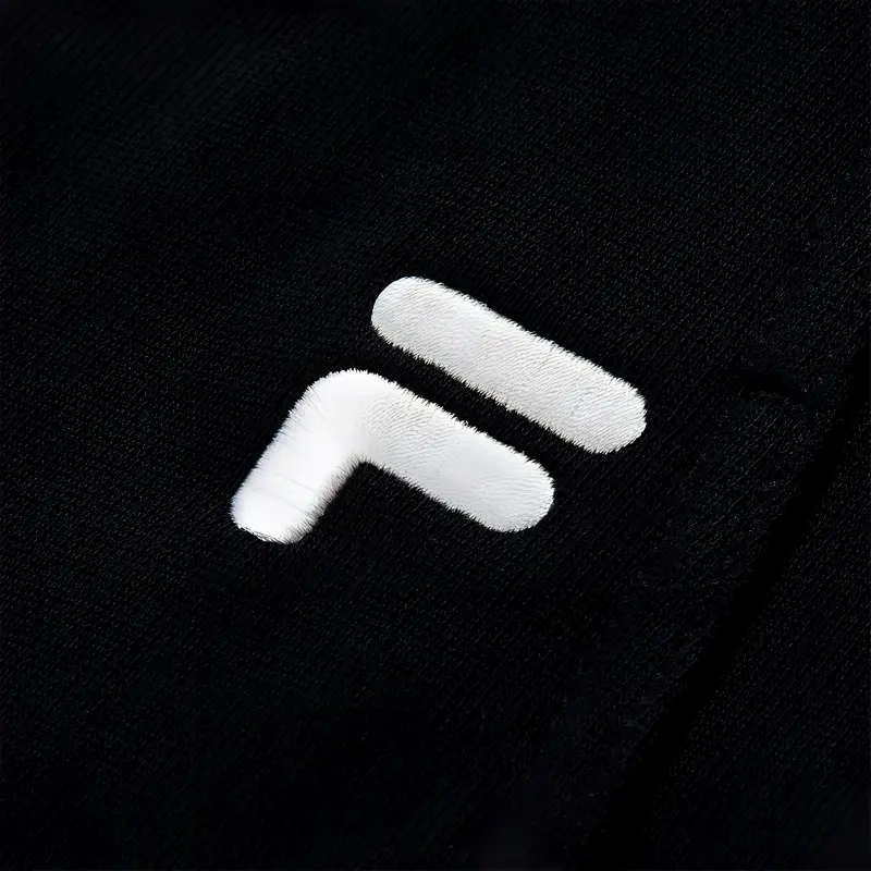 FILA FUSION Knitted Sports Pants Women's Jet Black-3