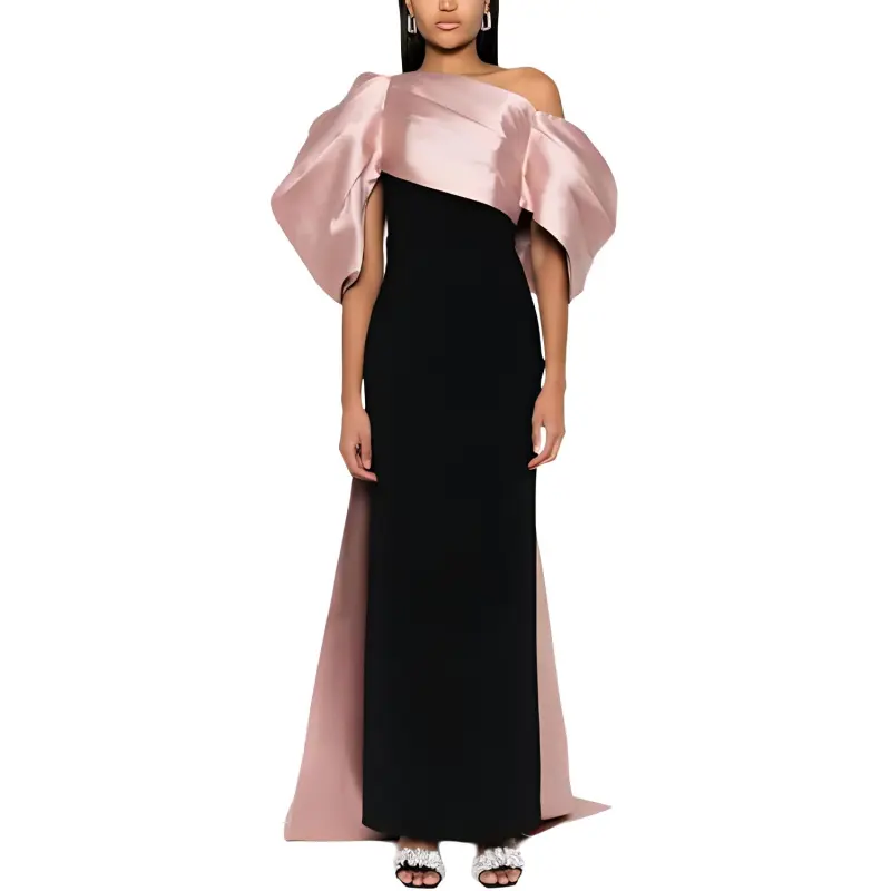 Solace London Raye Off shoulder Maxi Dress-1