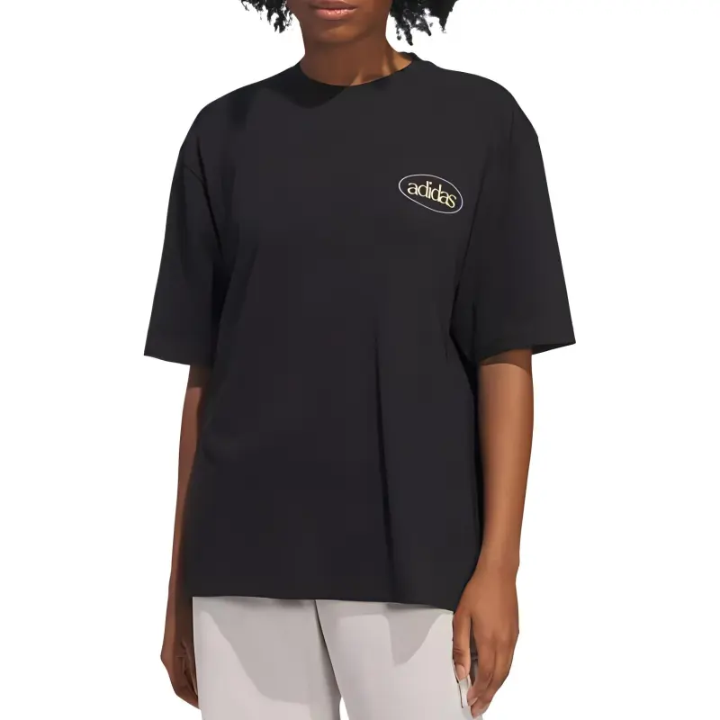 Adidas Free Shipping With AdiClub Elements Meditate Graphic Boyfriend Tee-1
