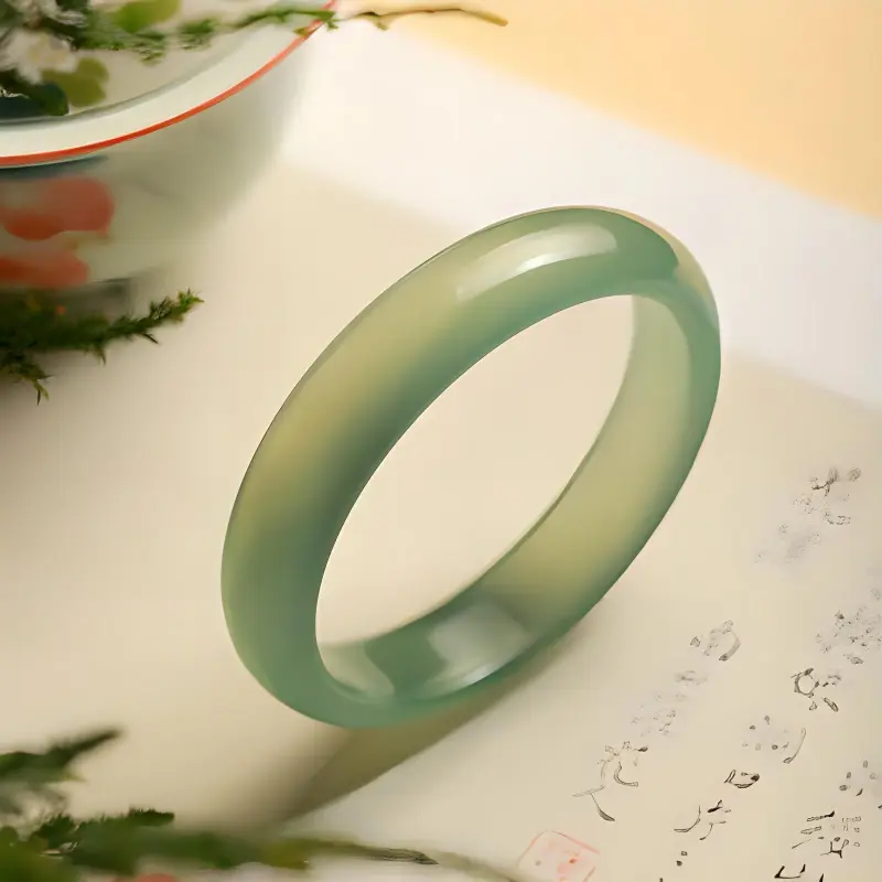Cuizu Chalcedony Bangles Women's-3