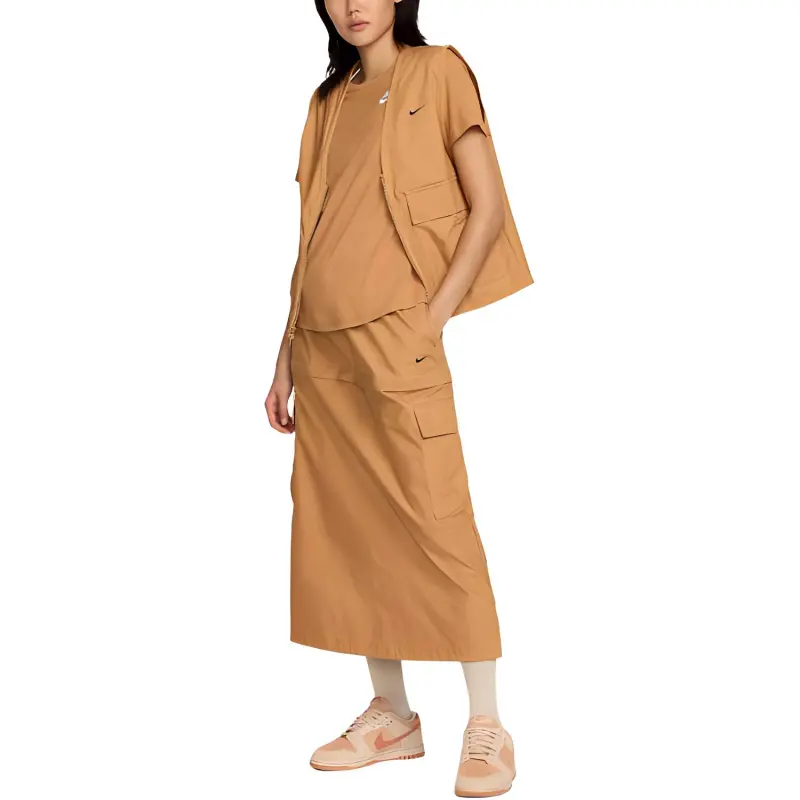 Nike Casual Long Skirt Women's Neon-2