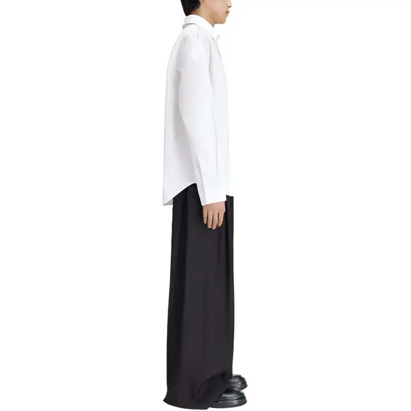 Jacquemus Asymmetric Long Sleeve Shirt-3