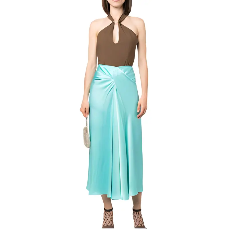 Stella McCartney High Rise Ruffled Midi Skirt-2