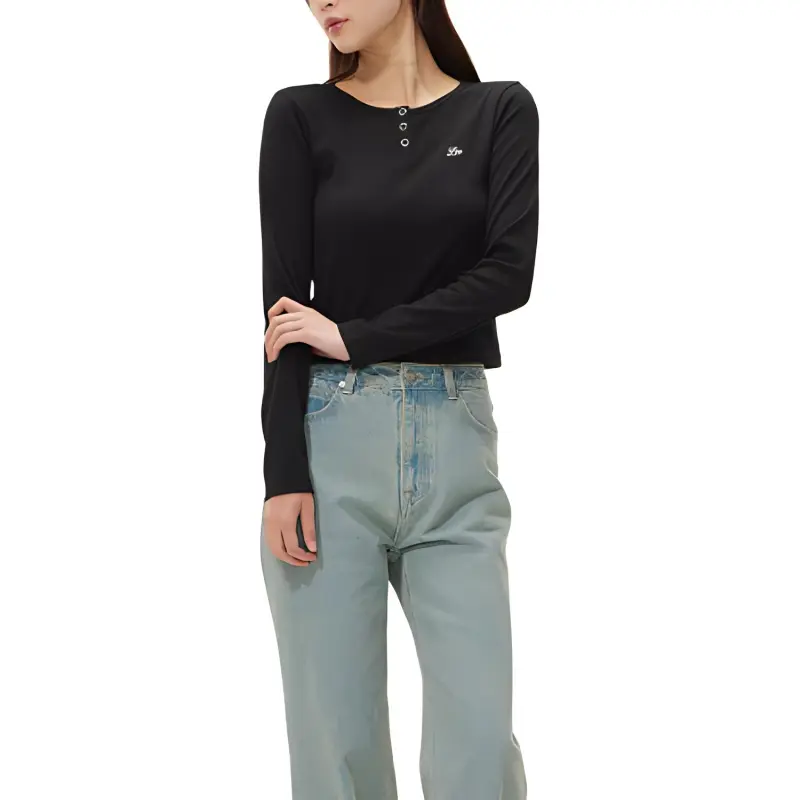 Lee T Shirts Women's Black-2