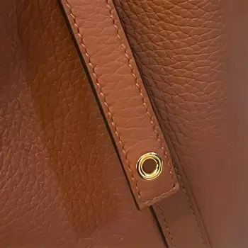 HERMES Picotin Lock Taurillon Clemence Leather Basket Bag Bucket Bag Handbag 18 Women's Pumpkin/Orange Red