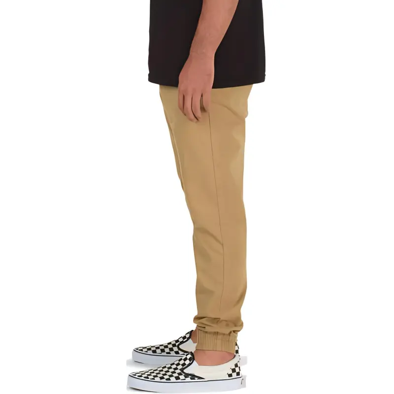 Vans Casual Pants Men Yellow-4
