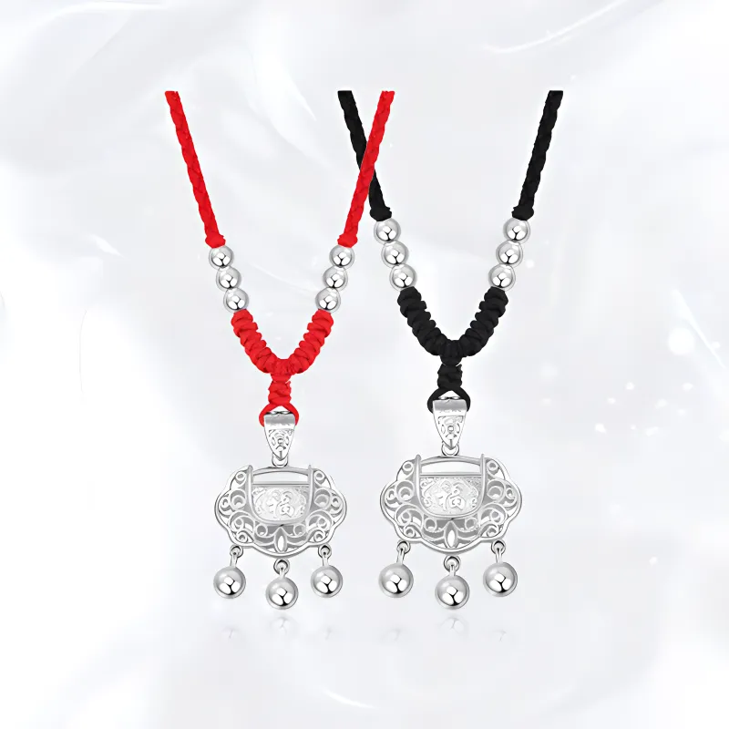 Chongqing Gold Store S999 Fine Silver Necklaces Unisex-2