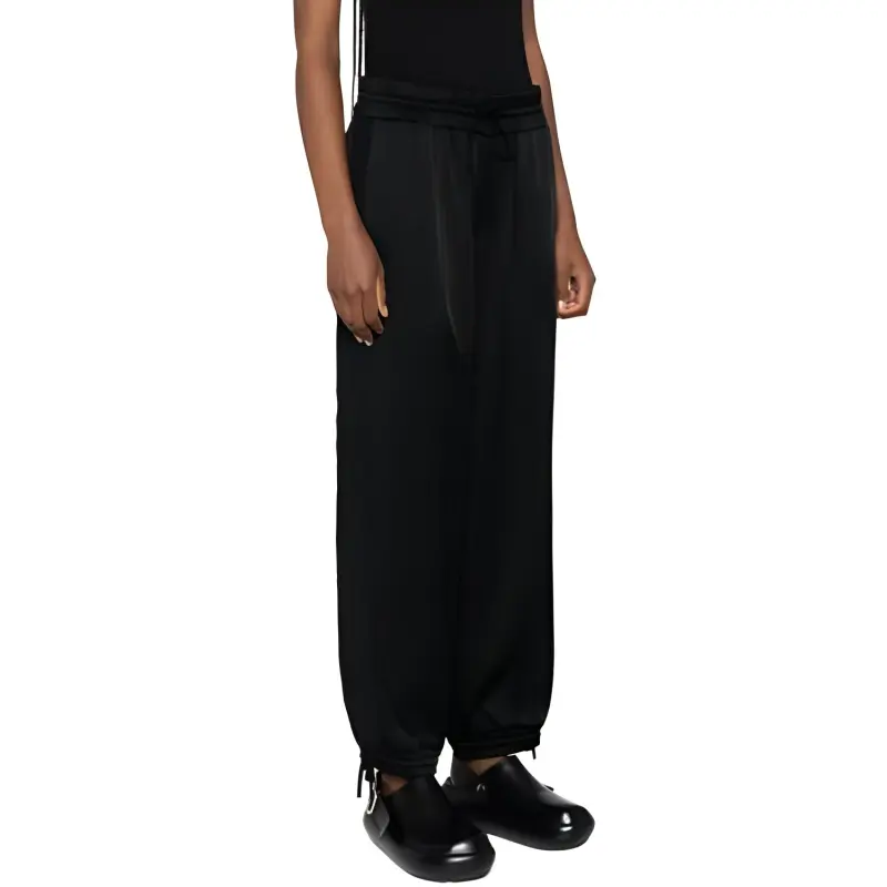 JIL SANDER Mid Rise Drawstring Trousers-2