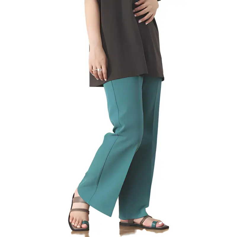 Beams Casual Pants Women's Green-3