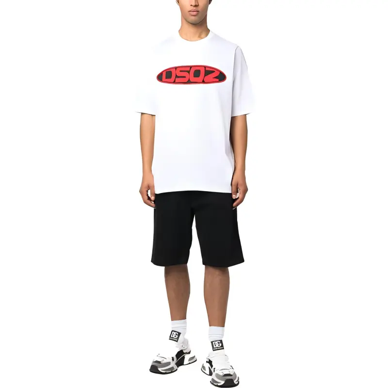 DSQUARED2 Logo print Short sleeve T shirt-1