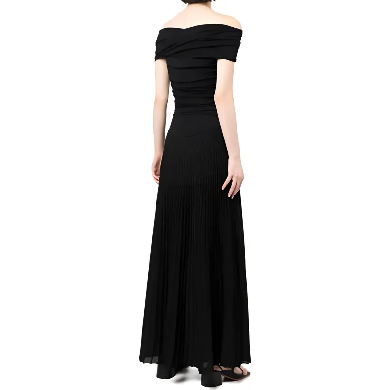 KHAITE The Marca Ruched bodice Dress-3