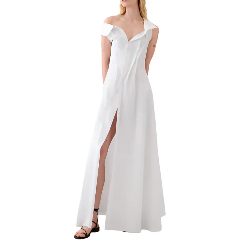 GAP Zac Posen Poplin Shirtdress Optic White-1