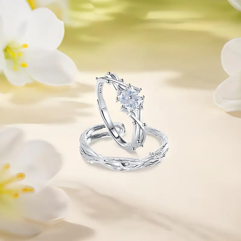 ROGA S999 Fine Silver Rings Unisex-4