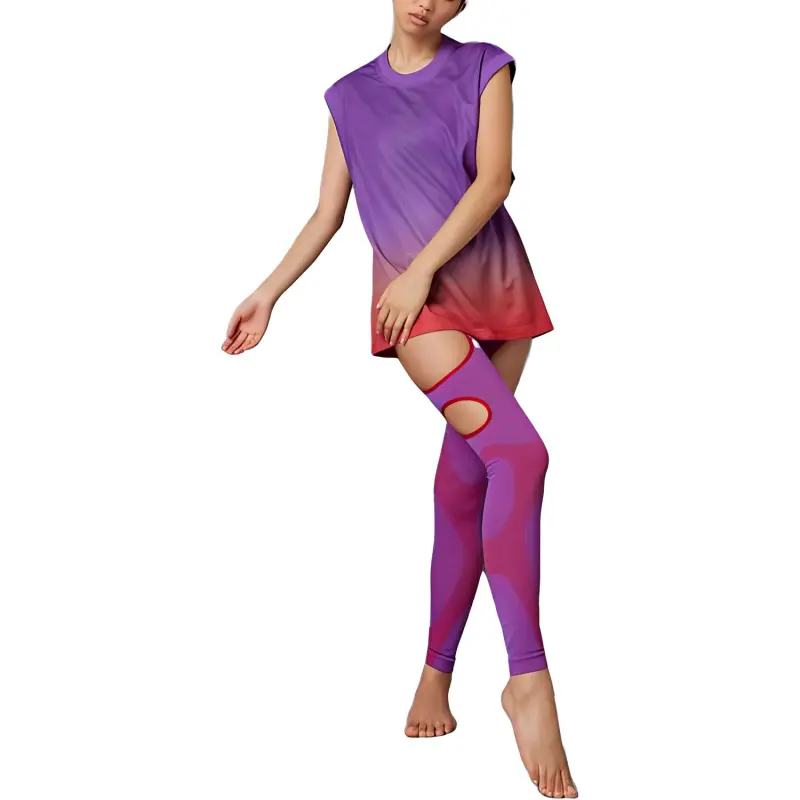 Adidas Sleeveless Sports Shirts Women's Bright Purple-1