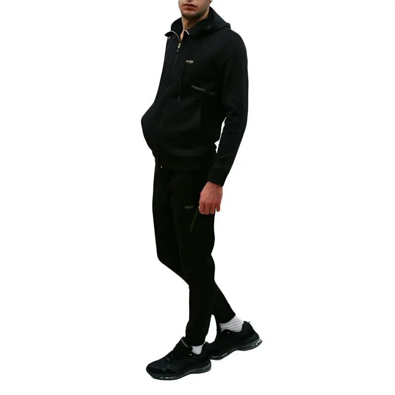 HUGO BOSS Knitted Sweatpants Men's Black-3