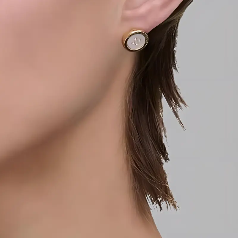 MARC JACOBS Button Earrings-2