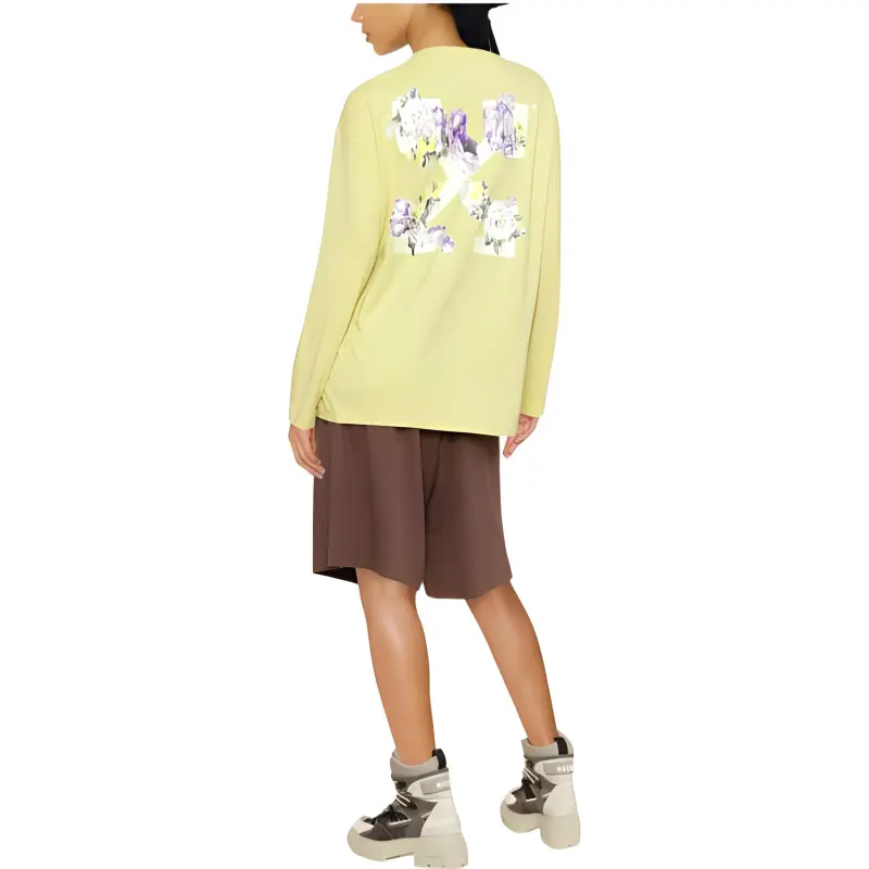 OFF WHITE Arrows print Organic cotton T shirt-2