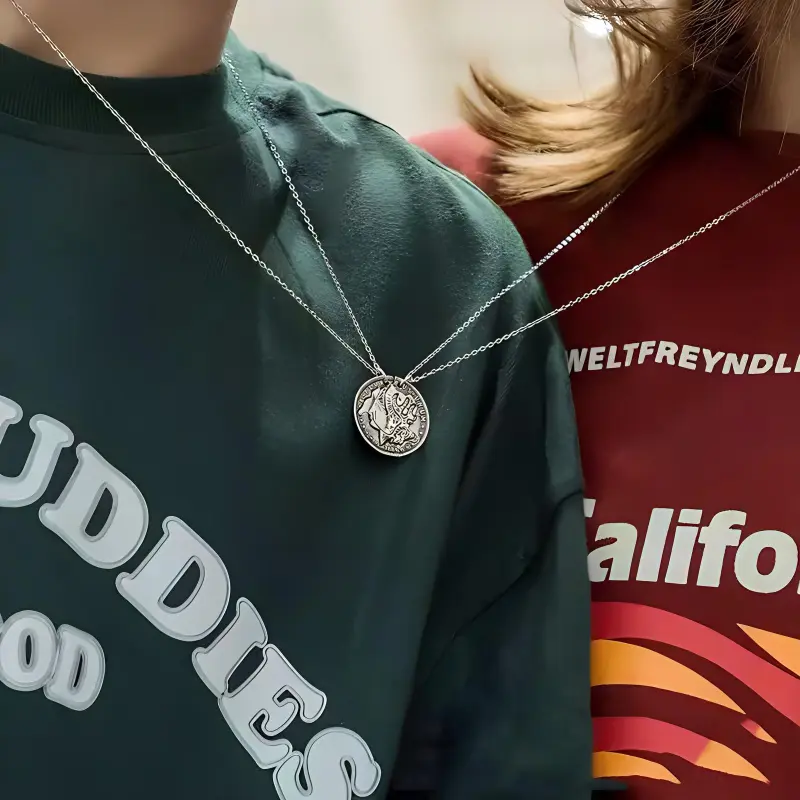 XXOFF Stainless Steel Necklaces Unisex-1