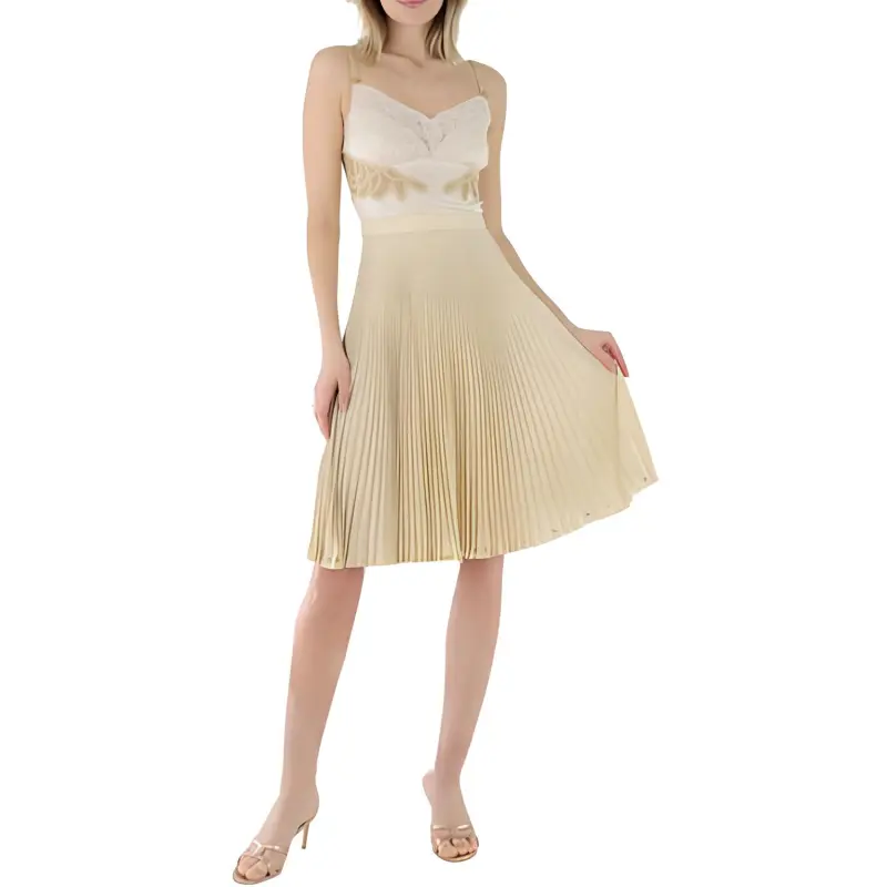 Burberry FW23 Slip Dresses Women's Beige-1