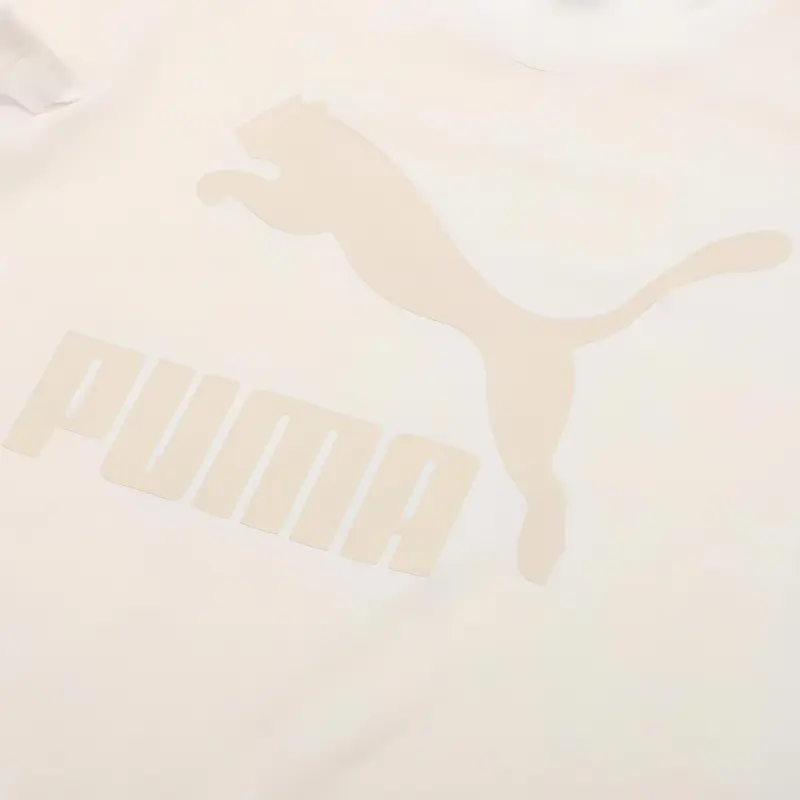 PUMA Set in Sleeve T Shirt Women's Ecru-2