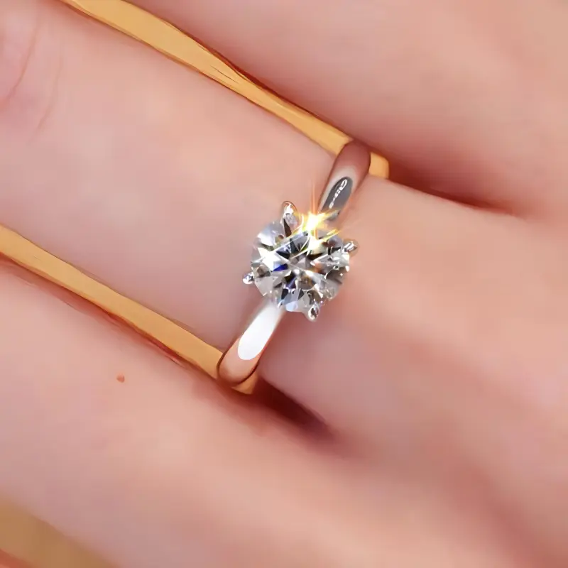 Orange Han 925 Sterling Silver Rings Women's-7
