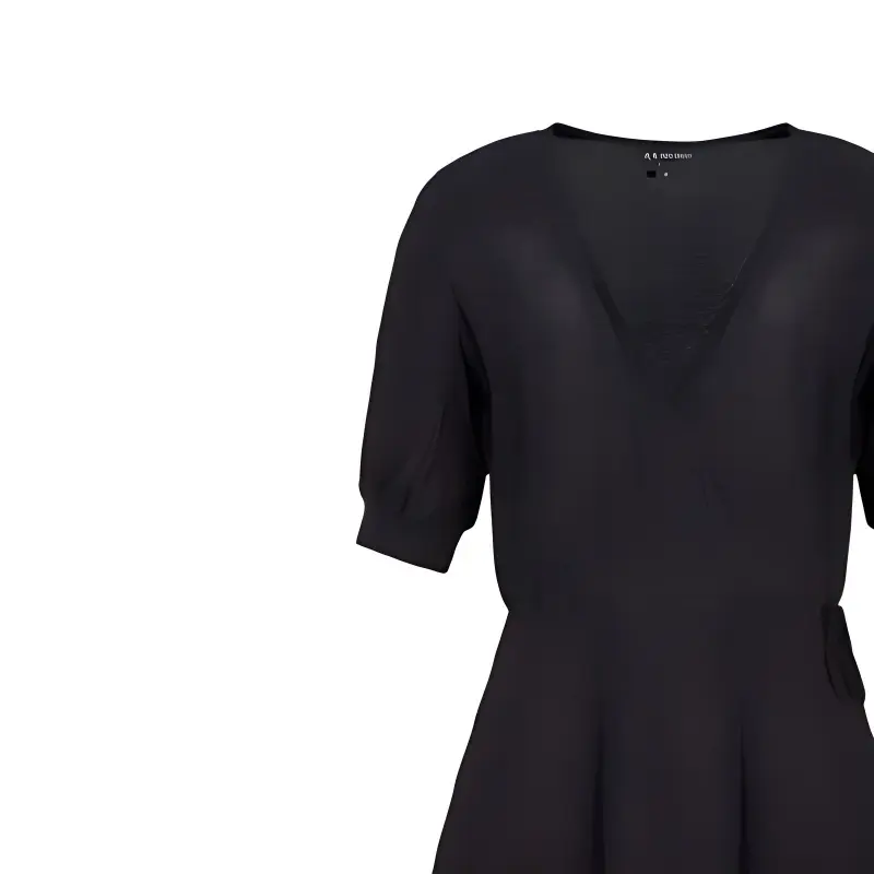 ARMANI EXCHANGEAE SS22 Short Sleeved Dresses Women's Black-5
