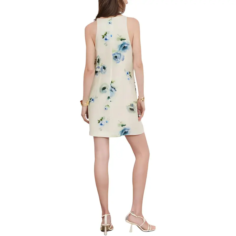 Other Stories Sleeveless Dress Women's Blue Print-2