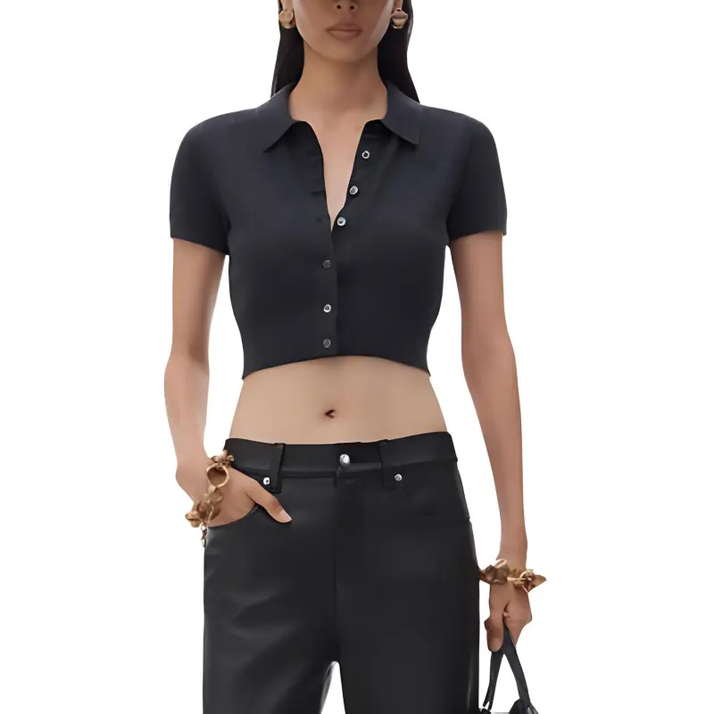 Alexander Wang Logo embroidered Top-1