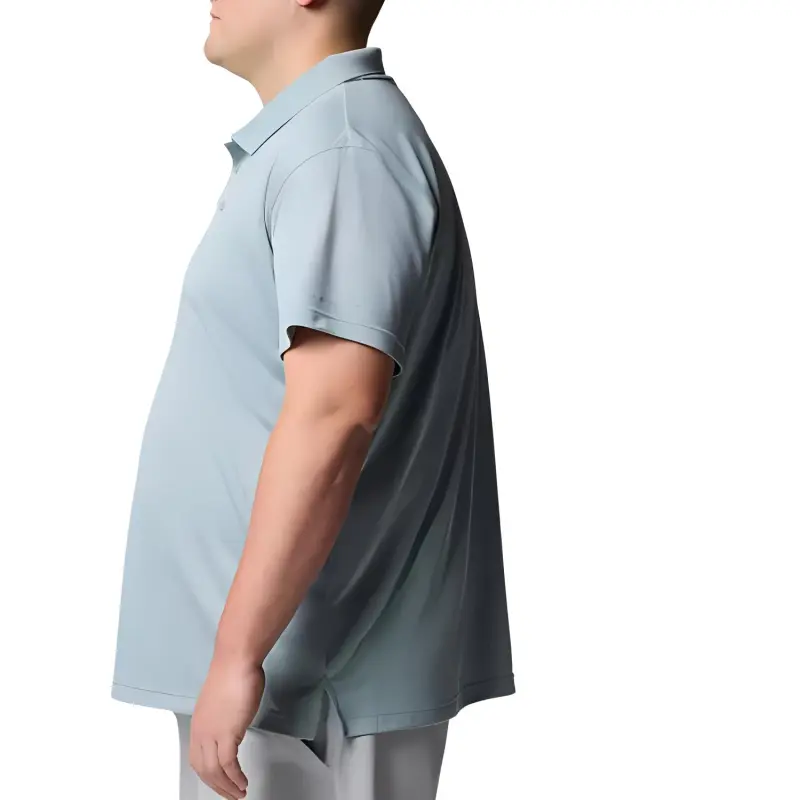 Columbia PFG Solar Stream Polo Shirt Men's Fragmented Blue-2