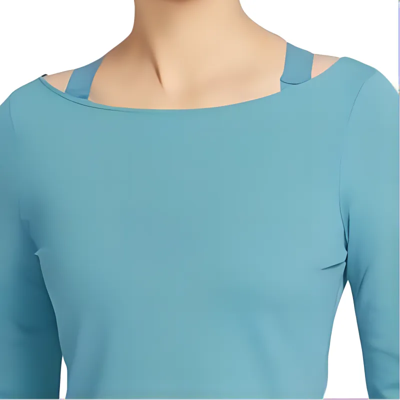 Nike T Shirts Women's Blue-3