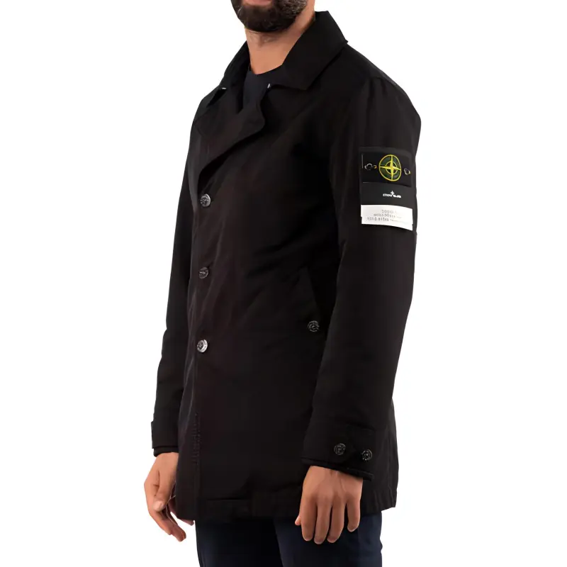STONE ISLAND Logo Patch Padded Jacket-3