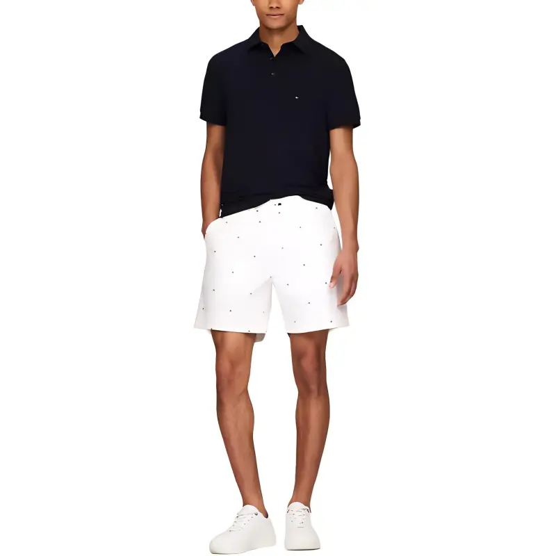Tommy Hilfiger Slim Fit Tommy Polo Shirt Men's Black-1