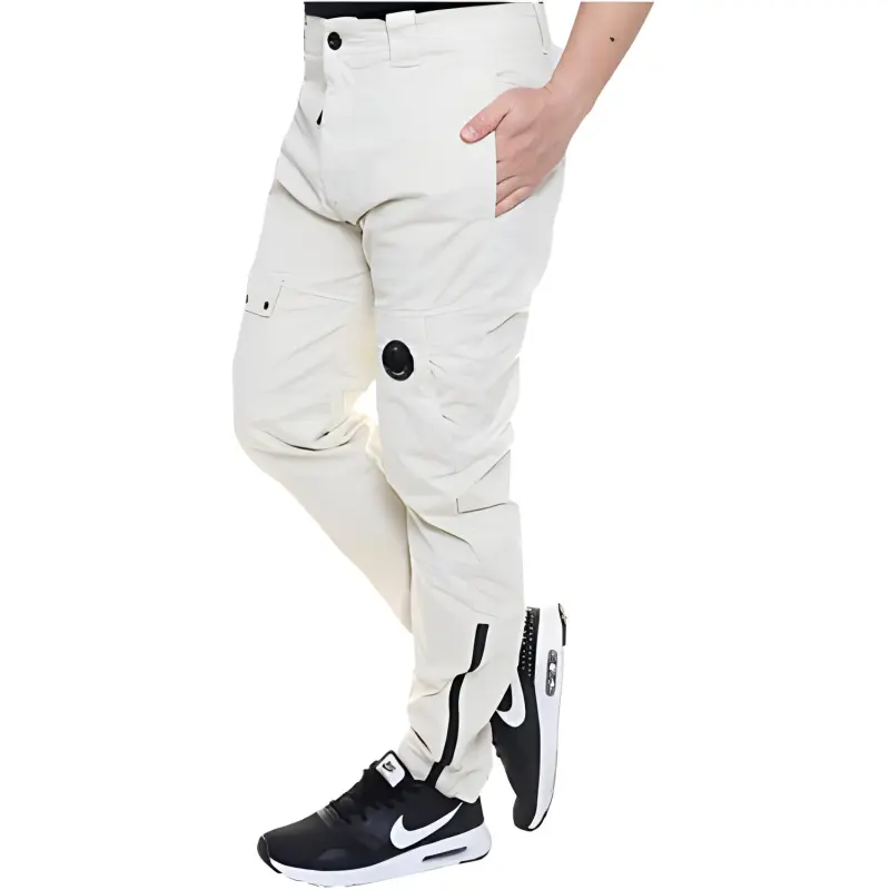 C.P.Company Casual Pants Men's Ecru-2