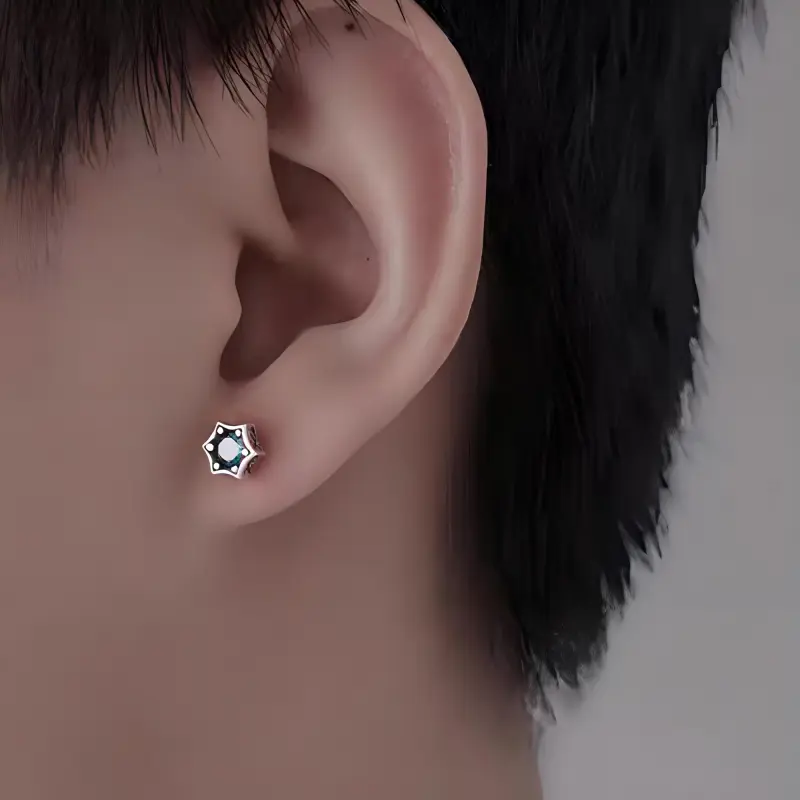 WEST ISLAND 999 Fine Silver Stud Earrings Unisex-3