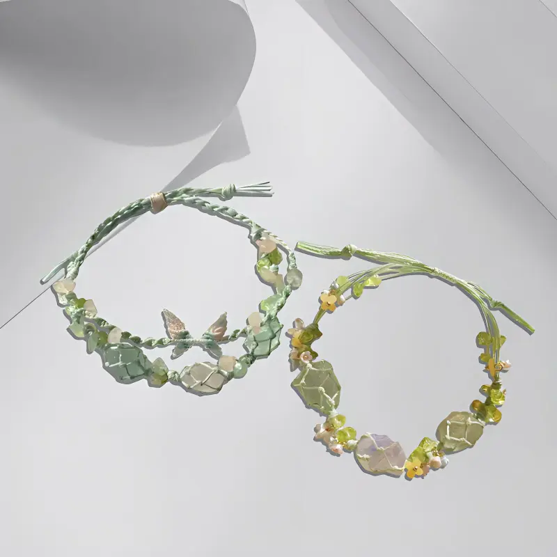 D.K.X Colored Glaze Jade Bracelets Women's-2