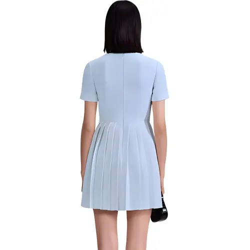 Self portrait Short Sleeved Dresses Women's Haze Blue