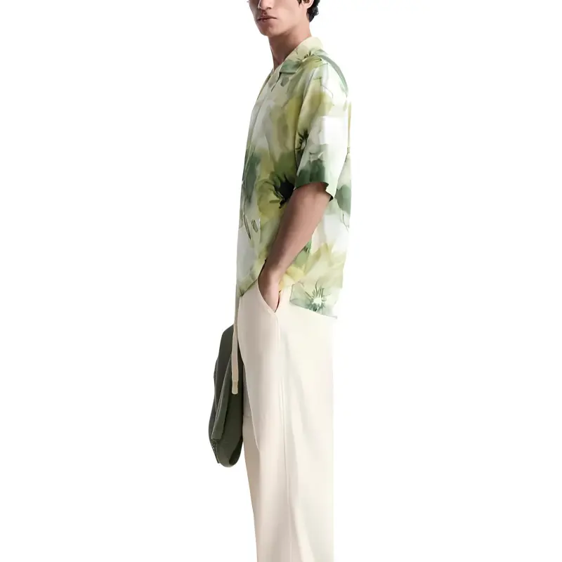 ZARA Shirts Men Green-4
