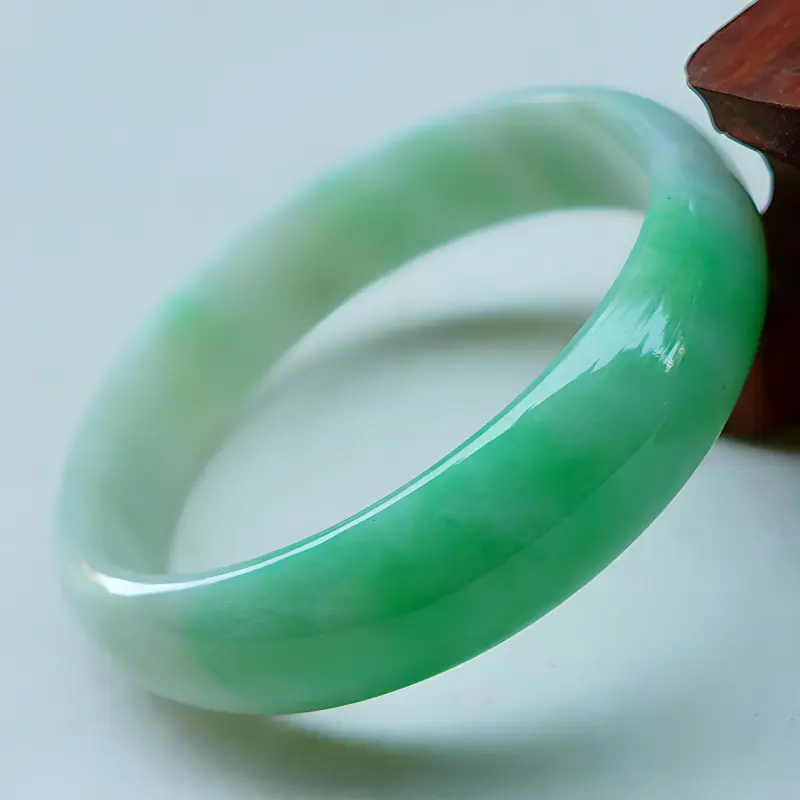 FANGCUIYUAN Glutinous Jade Jadeite Bangles Kids'-2