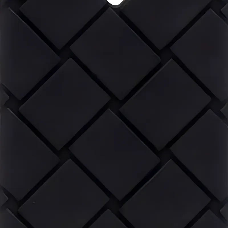 Bottega Veneta Silicone Card Holder Unisex Black-2