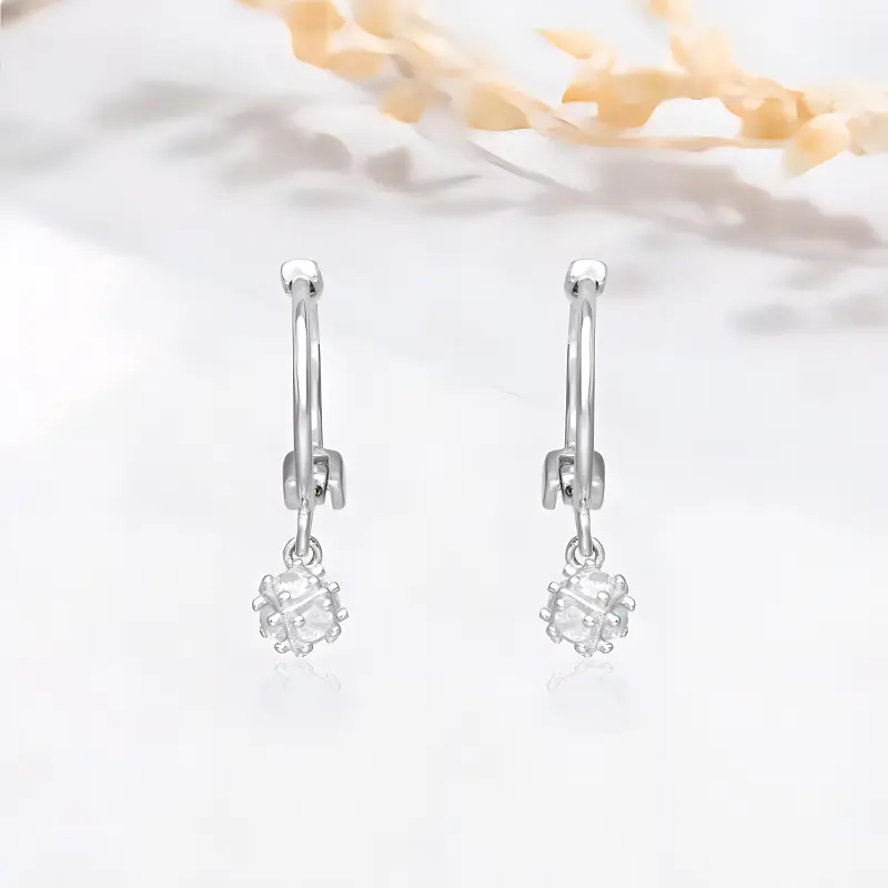 Anxious S925 Silver Earrings Women's-5