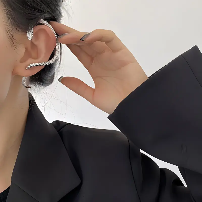 Shang Yinfu Alloy Earrings Women's-3