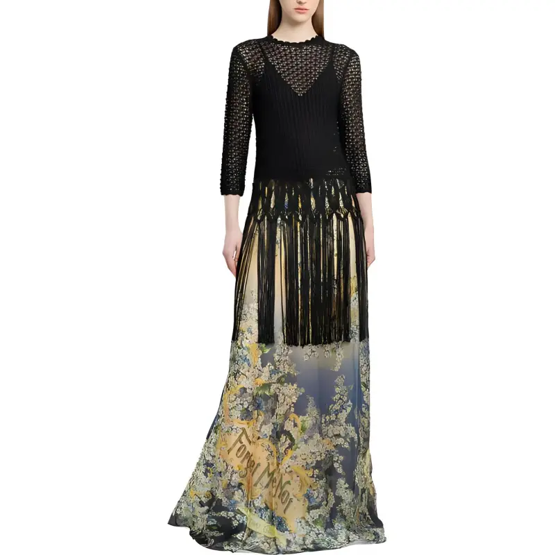 Zimmermann Long Sleeved Dresses Women's Black-1