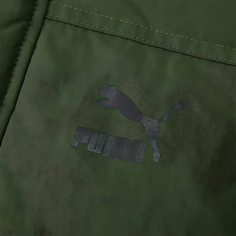 PUMA Down Jackets Men Army Green-2