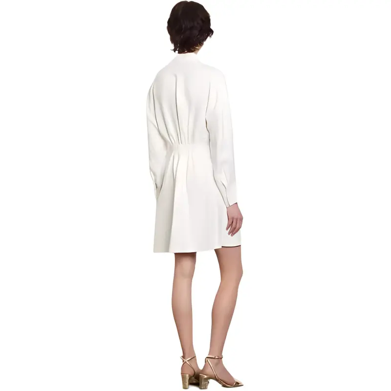 Sandro Long-Sleeved Dresses Women's White-2