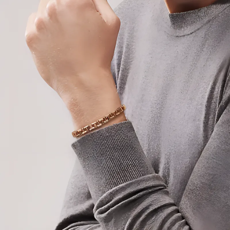 TIFFANY & CO. 18K Rose Gold Bracelets Men's-3