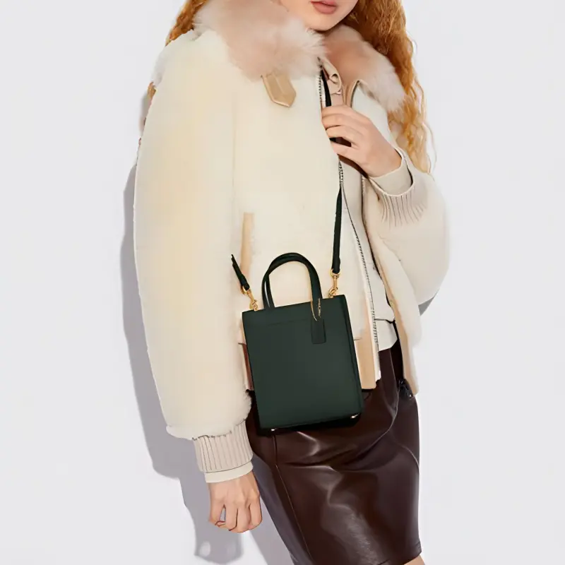 COACH Cashin Cow Leather Tote Bag Shopping Bag Shoulder Bag Crossbody Bag Handbag Mini Women's Jasper-4
