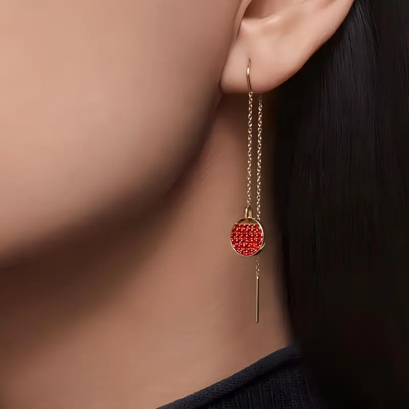Swarovski Ginger Drop Earrings Women's-3