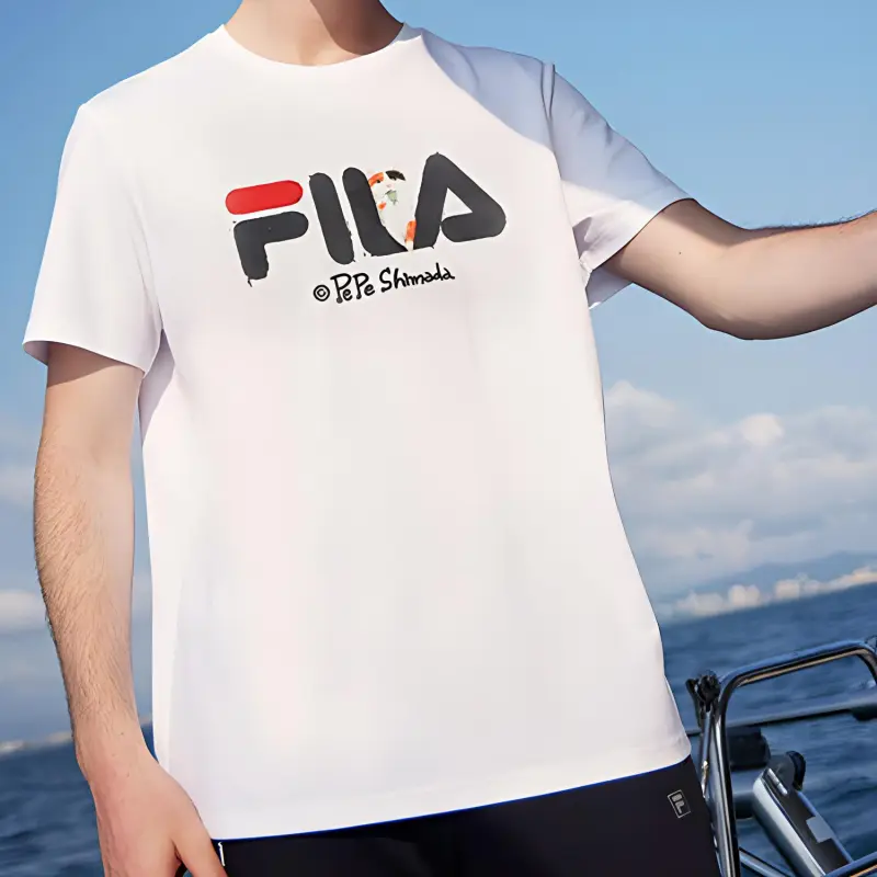 FILA x Pepe Shimada T Shirt Men's Standard White-3