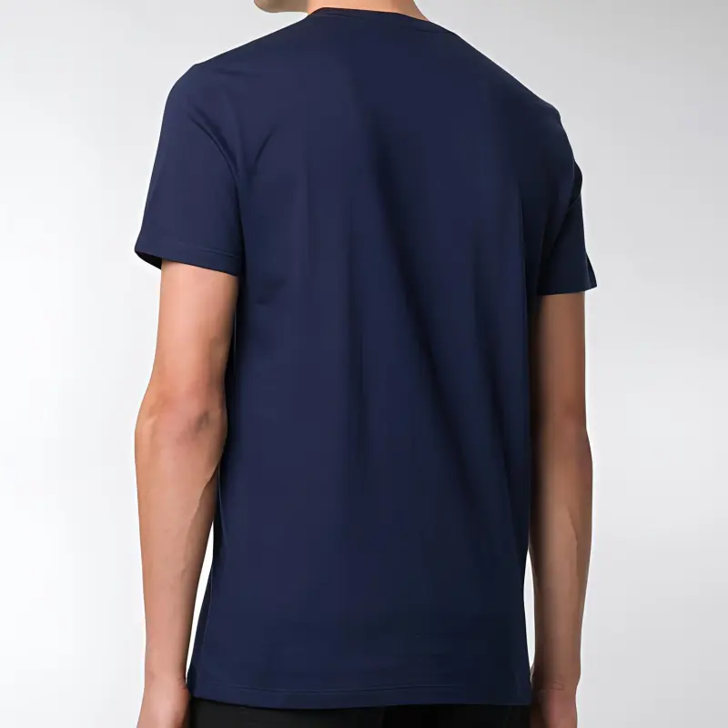 Alexander McQueen T Shirts Men Ink Blue-2