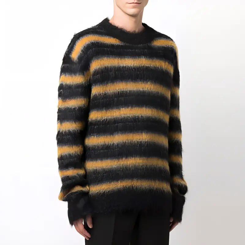 MARNI Striped Crewneck Knit Sweater-3